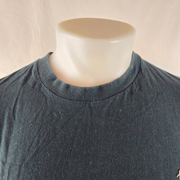 Jagermeister Mens XL Black Logo Graphic T Shirt Distressed Bar Promo Alcohol Gen - Picture 2 of 7